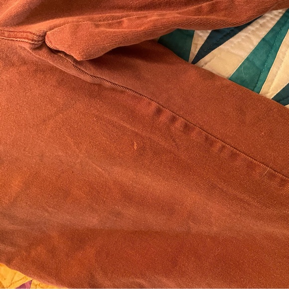 Universal Thread Rust color High Waist Flare Leg Crop Jeans - Picture 5 of 6